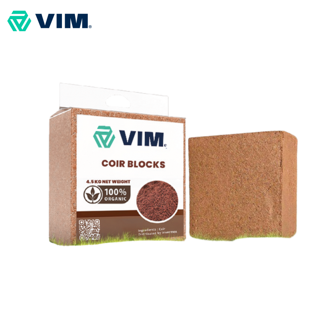 Coconut fiber block