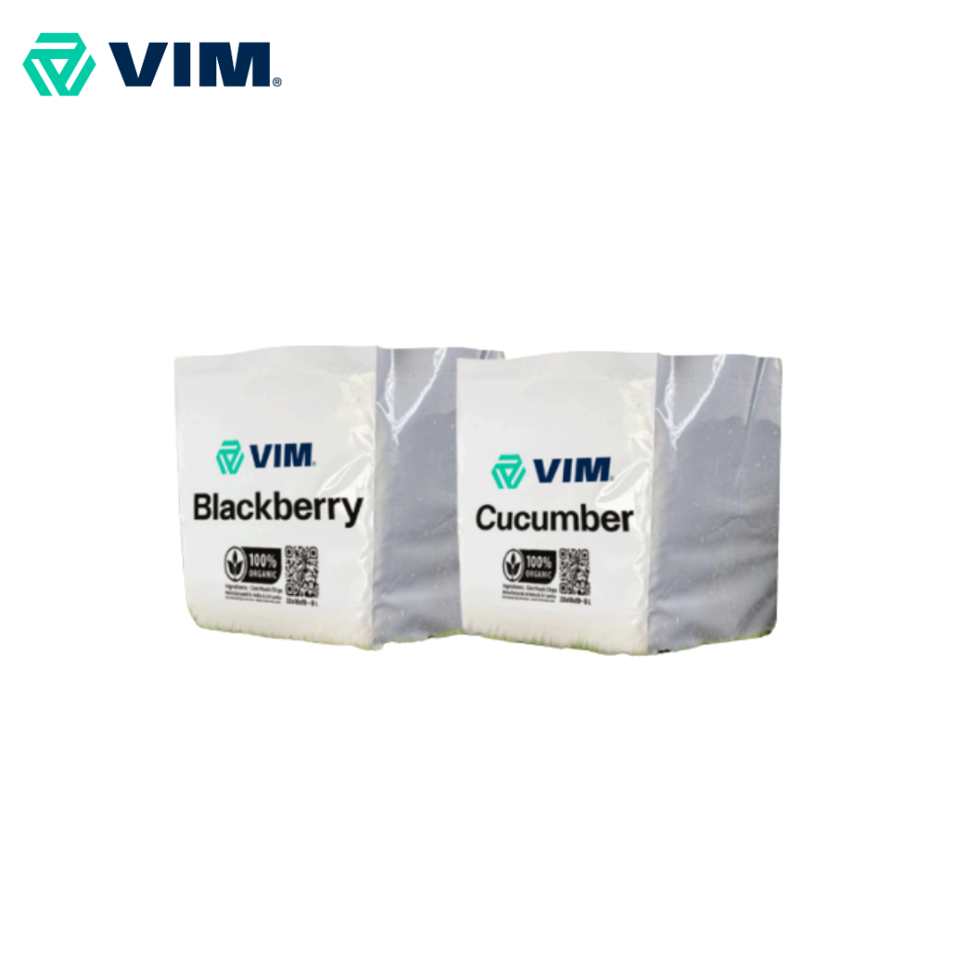 Open bag of coconut fiber