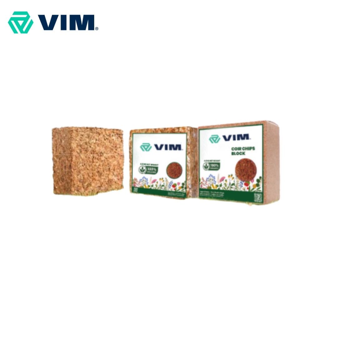 Coconut fiber mulch block
