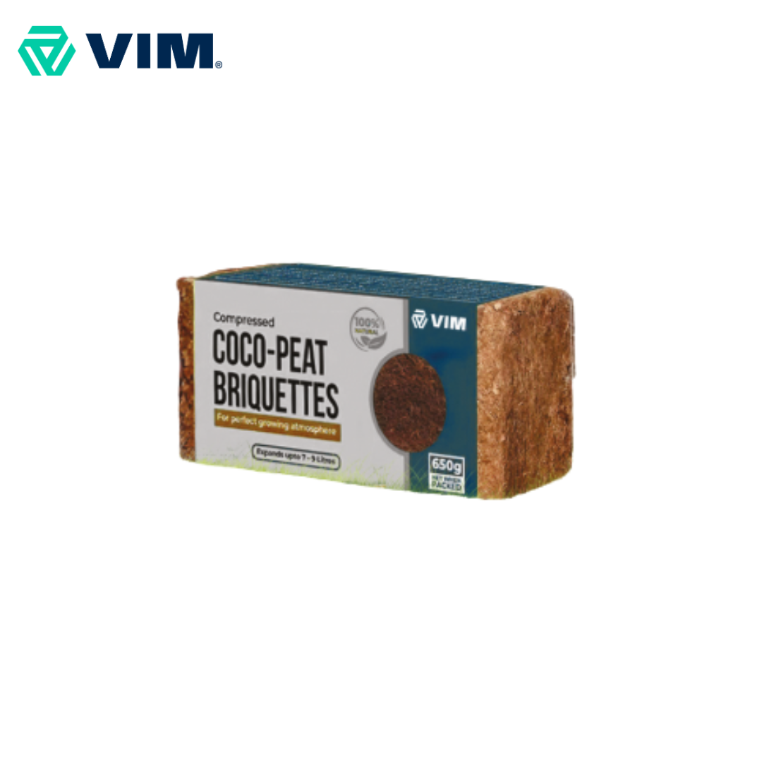 Coconut fiber briquette