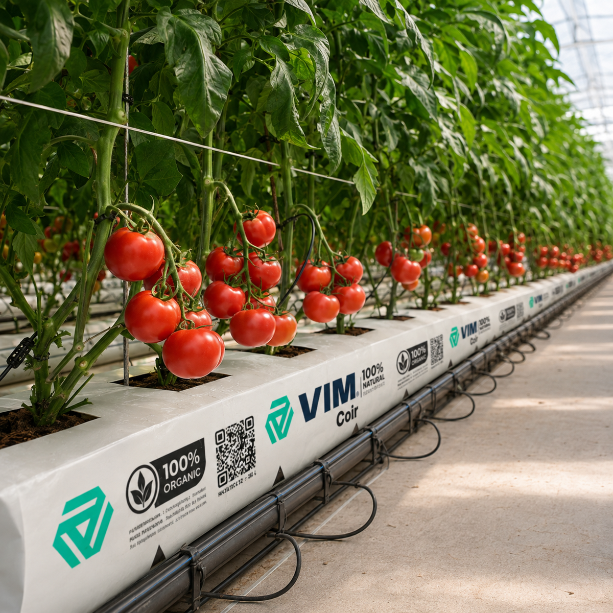 Fibra de coco - Cultivo Tomate