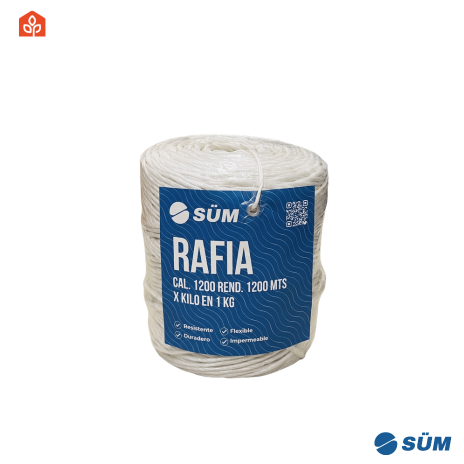 Rafia blanca/negra - SUM