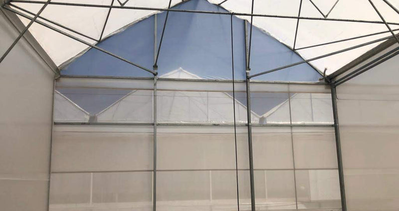 Greenhouse for seedlings, grafts, technical rooms