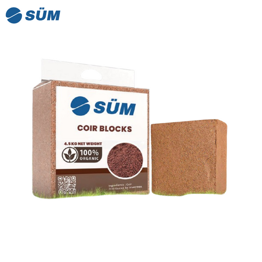 Coconut fiber block